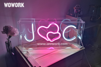 neon sign box